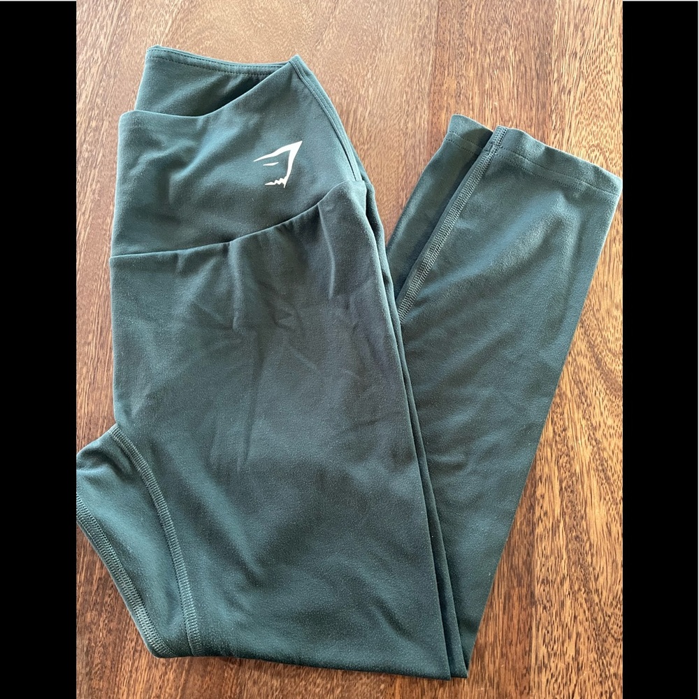 Gymshark Training 7/8 Leggings - Green
